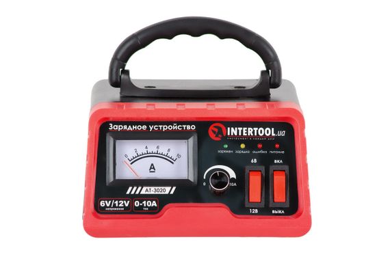 Зарядное устройство Intertool - 6В-12В x 0-10А (AT-3020)