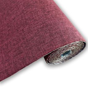 Лляні теплі шпалери на самоклейці бардо меланж 2800*650*2mm (D) SW-00001492