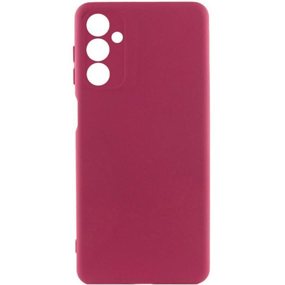 Чехол Silicone Cover Ummi Lakshmi Full Camera (AA) для Samsung Galaxy A04s Бордовый / Marsala