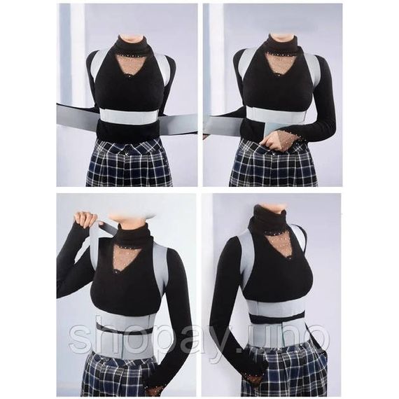 Корсет для коррекции осанки Invisible pose cion belt P-77 DC-94 | Зображення 3