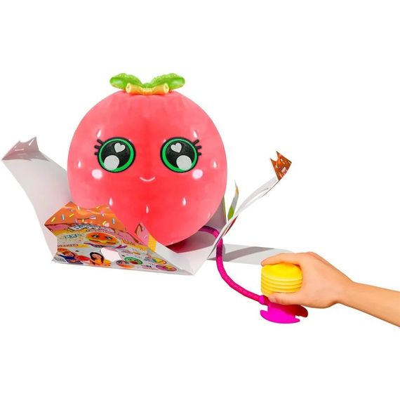 Ігровий набір серії «Little Foodies» W2 - Полуниця Biggies BIG002-ST надувна іграшка, насос 22см | Зображення 1