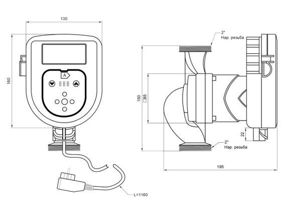 Циркуляційний насос Thermo Alliance LPS-А 32/80/180, енергозберігаючий LPSA3280180 | Зображення 3