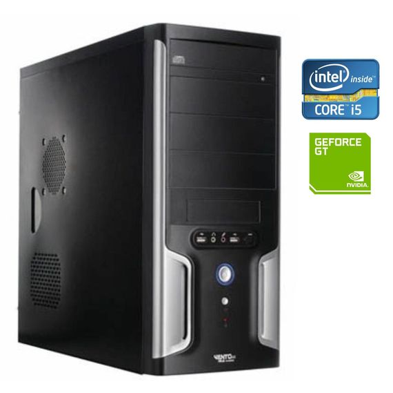 ПК Asus Vento TA-891 Tower / Intel Core i5-4690S (4 ядра по 3.2 - 3.9 GHz) / 8 GB DDR3 / 256 GB SSD / nVidia GeForce GT 740, 2 GB DDR3, 128-bit / DVD-RW / 400W б/у