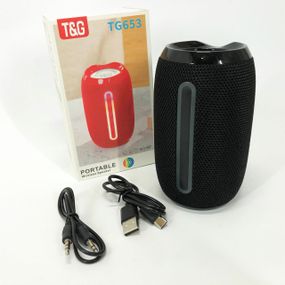 Портативная Bluetooth-колонка TG653 USB с ремешком. AQ-873 Цвет: черный