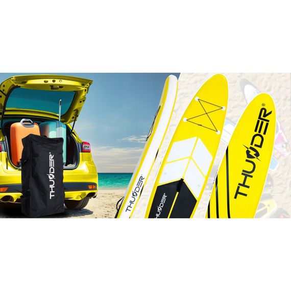 Надувна дошка SUP THUNDER Coast 320 см з веслом Yellow | Зображення 2