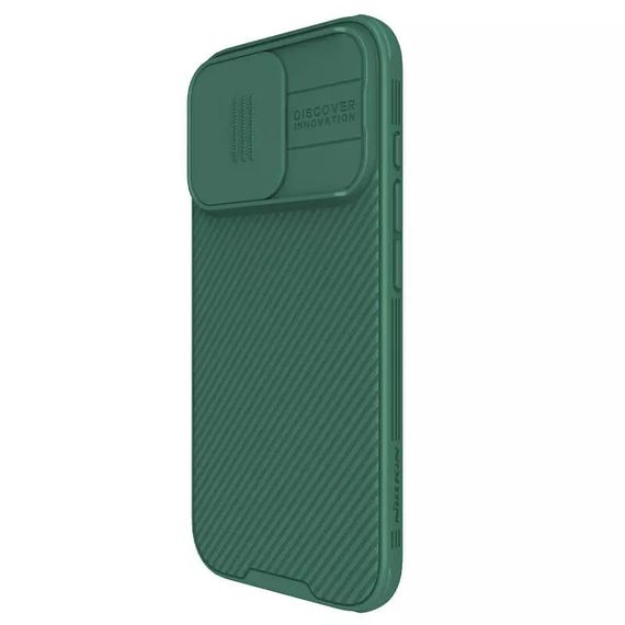 Карбонова накладка Nillkin CamShield Pro Magnetic для Apple iPhone 16 Pro Max (6.9") Deep Green | Зображення 1