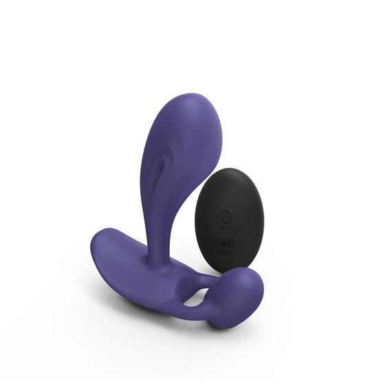 Вібратор Love To Love WITTY універсальний, точки G+P, пульт ДК, MIDNIGHT INDIGO