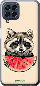 Чохол на Samsung Galaxy M33 M336B Єнотик з кавуном "4605u-2633-2448"
