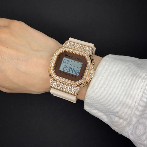 Жіночий годинник Skmei 2000SI Silver | Зображення 5