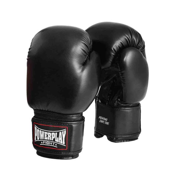 Боксерські рукавиці PowerPlay 3004 Classic Чорні 10 унцій | Зображення 7
