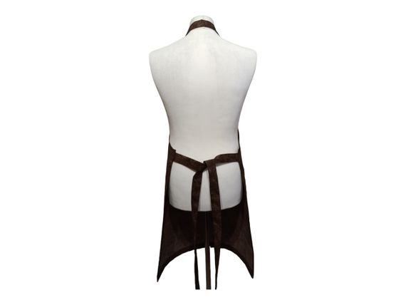 Фартух чоловічий для готування з вишивкою ONESIZE коричневий rus 00290-1 | Зображення 2