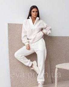 Спортивний костюм для жінок колір молочний розміри S, M, L, XL FI_009406