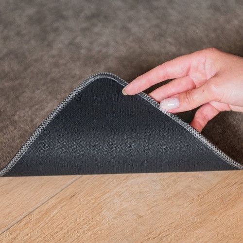 Килимок універсальний для підлоги вовна 45*75см сірий Дариана | Зображення 5