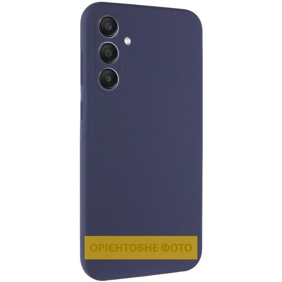 Чохол Silicone Cover Lakshmi Full Camera (AAA) для Xiaomi Redmi 15 (EU) Темно-синій / Midnight blue