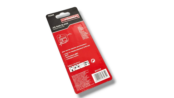 Пильні полотна - T234X, 117мм, н-р 5шт (HAISSER для електролобзика) | Зображення 1