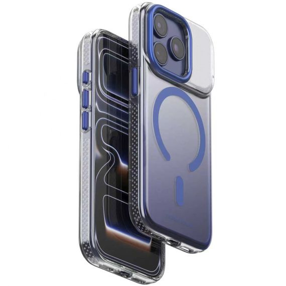 Чохол TPU+PC Puloka Resplendent with Magnetic Fit для Apple iPhone 15 Pro Max (6.7") Blue