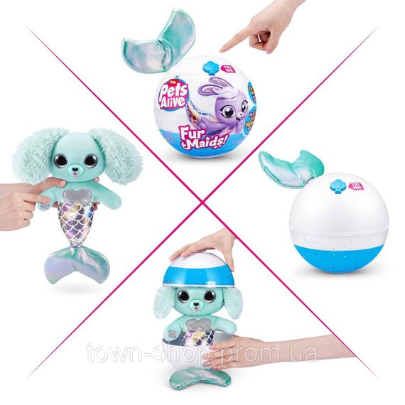 Интерактивный игровой набор Pets Alive серии Furmaids – Щенок Даззи | Зображення 1