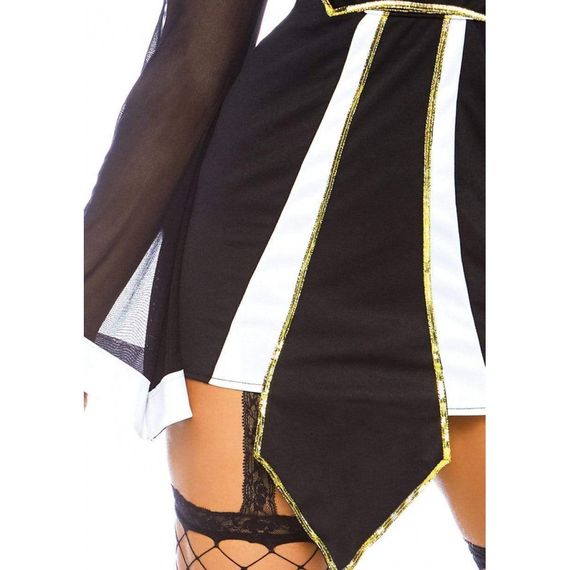 Костюм черниці Leg Avenue Twisted Sister 2 предмети, чорний, S/M | Зображення 2