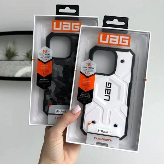 Чохол для смартфона UAG AAA Pathfinder Mag for Apple iPhone 15 Pro Army White | Зображення 2