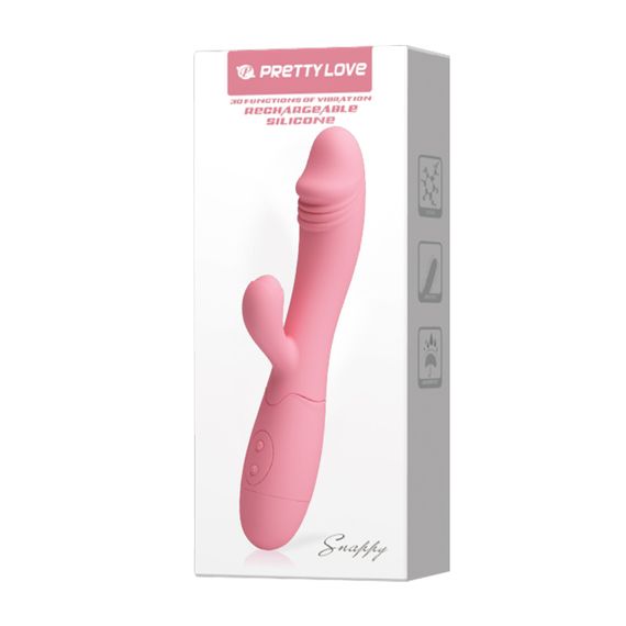 Вібратор - Pretty Love Snappy Vibrator Light Pink Sex Aura | Зображення 9