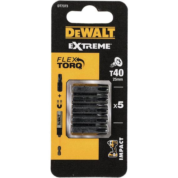 Набір біт Т40 DeWALT DT7373