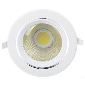 Светильник потолочный LED врезной  LED-168/30W CW WH