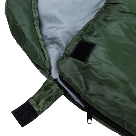 Спальний мішок водонепроникний з капюшоном, хакі | Зображення 5