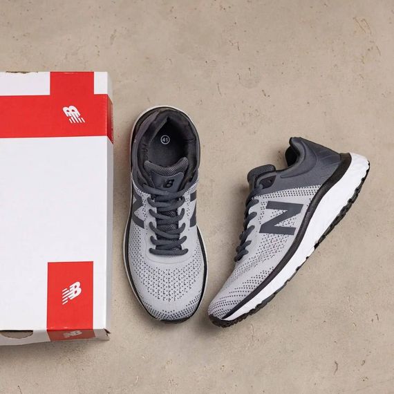 Кросівки New Balance весна/літо матеріал текстиль колір сірий, білий | Зображення 4