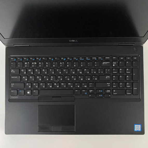 Мобільна робоча станція Dell Precision 7530 / 15.6" (1920x1080) IPS / Intel Core i7-8850H (6 (12) ядра по 2.6 - 4.3 GHz) / 16 GB DDR4 / 512 GB SSD / nVidia Quadro P2000, 4 GB GDDR5, 128-bit / HDMI / WebCam б/в + Подарунок Бездротова миша USB | Зображення 2