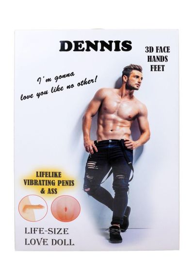 Надувна секс лялька з вібрацією - Dennis 3D sexstyle | Зображення 1