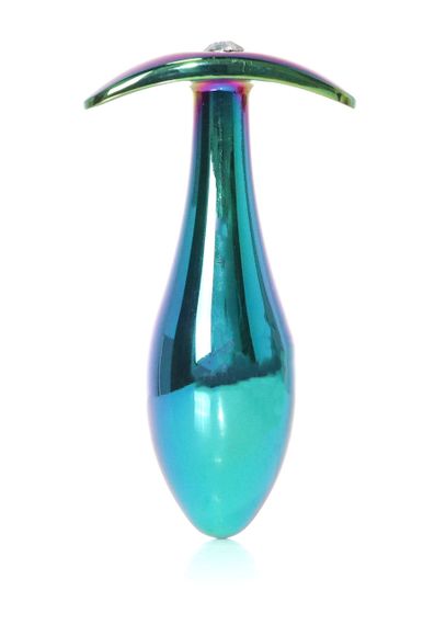 Анальная металлическая пробка Plug-Jewellery Multicolour PLUG- Clear L sexstyle