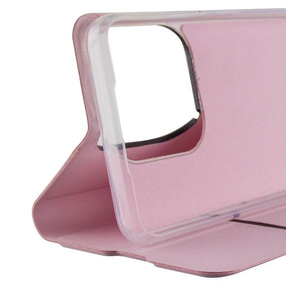 Шкіряний чохол-книжка GETMAN Elegant (PU) для Tecno Spark Go 2023 Рожевий | Зображення 4