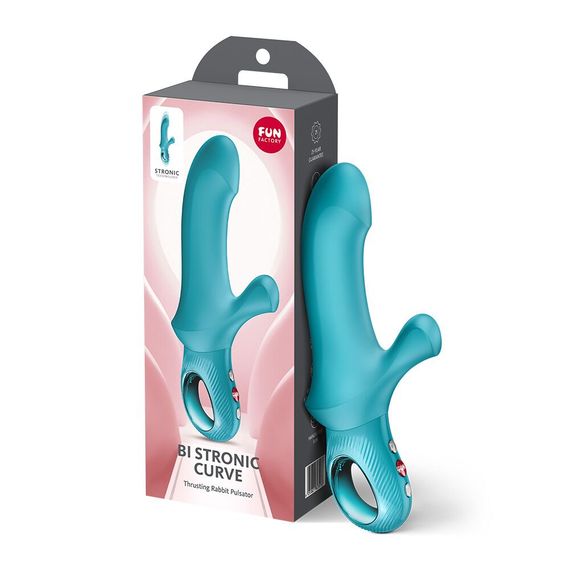 Пульсатор Fun Factory Bi Stronic Curve Aquamarine | Зображення 8