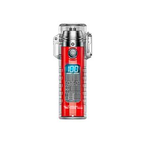 Зажигалка дуговая с фонариком KY-RD, LED 3 режима, Li-ion 260mAh, IP56.95x28mm