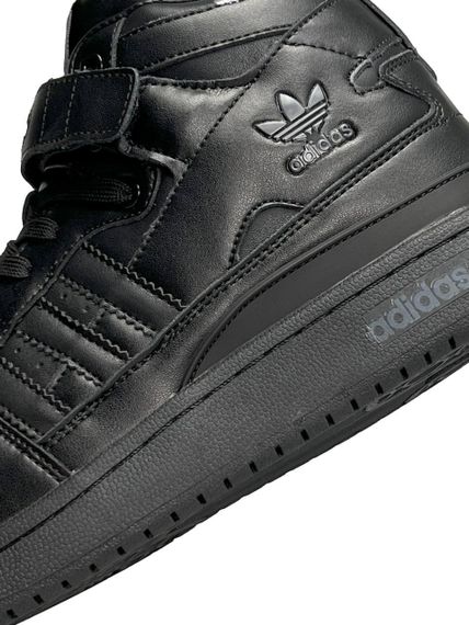 Чоловічі кросівки A-d-i-das Forum 84 High All Black весна / літо / осінь 46 30 см | Зображення 7