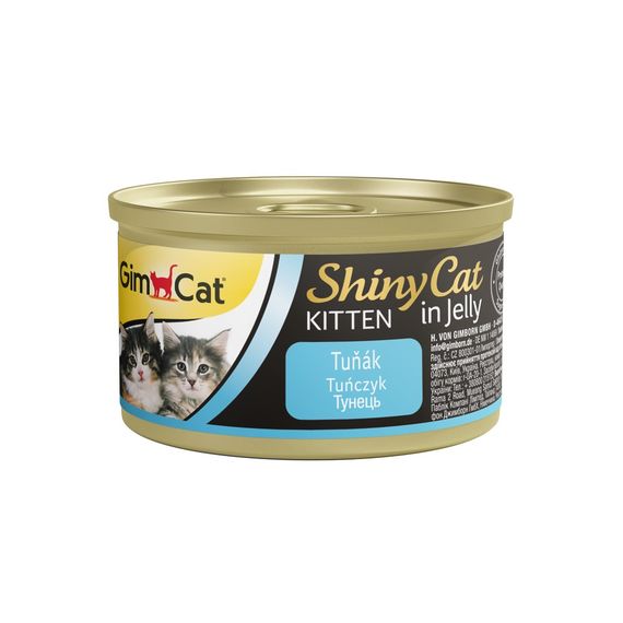 Корм вологий GimCat Shiny Kitten для кошенят з тунцем 70 г