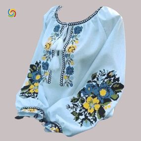 Рубашка Украинская вышиванка 777301511 цвет белый размер XХL/3XL