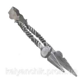 Щипцы для угля кальяна серебро