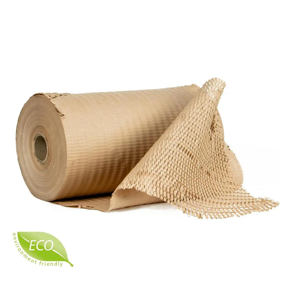 Cотовая крафт-бумага 42 см х 10 м PaperPack, коричневая | Зображення 1