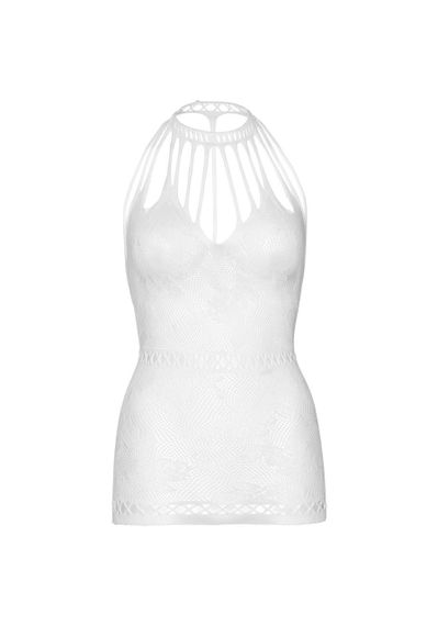 Ажурна сукня-сітка Leg Avenue Lace mini dress with cut-outs White, one size | Зображення 6