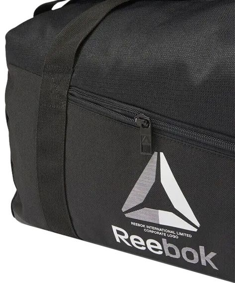 Спортивная сумка 35L Reebok Training Essentials Grip Duffel Bag черная | Зображення 3