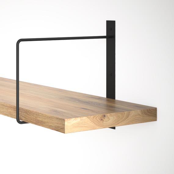 Кронштейн для полиці з металу 258×30mm, H=250mm | Зображення 1