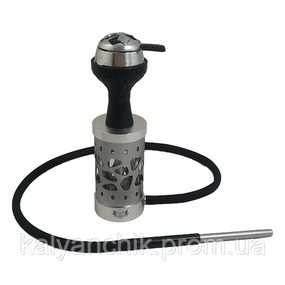 Кальян Garden Геометрия серебрянный