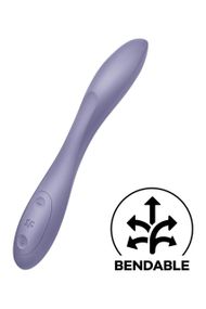 Універсальний вібратор Satisfyer G-Spot Flex 2, гнучкий стовбур із фіксацією положення Sex Aura