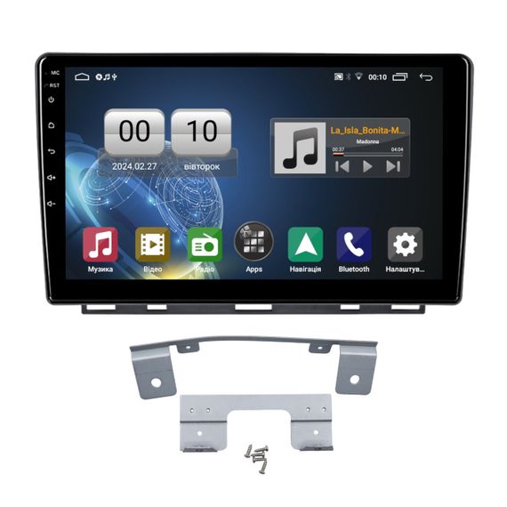 Штатна магнітола серії QIV Q1 під Renault Clio 4 BH98 KH98 2019+ 9 дюймів