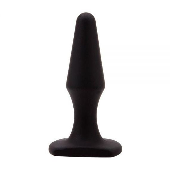 Анальна пробка унісекс 10х2,7см Chisa Novelties Black Mont soft touch | Зображення 3