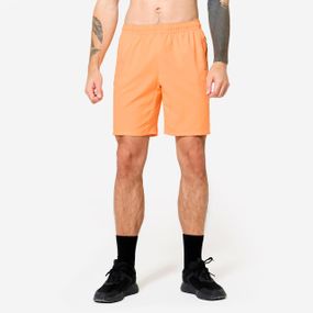 Шорти чоловічі для фітнесу з кишенями оранжеві - 3XL