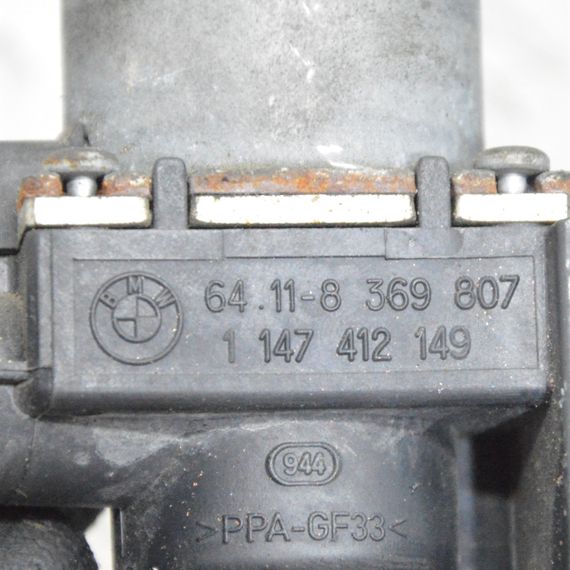 Клапан кран пічки BMW E46 водяний насос електричний помпа БМВ 64118369807 1147412149 | Зображення 2