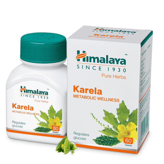 Карала Хімалая, Karela Himalaya, 60 таб, зниження цукру, гіпертонія