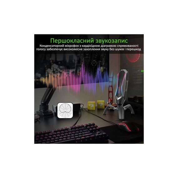 Мікрофон Vertux Marshal USB Black (marshal.black) | Зображення 2